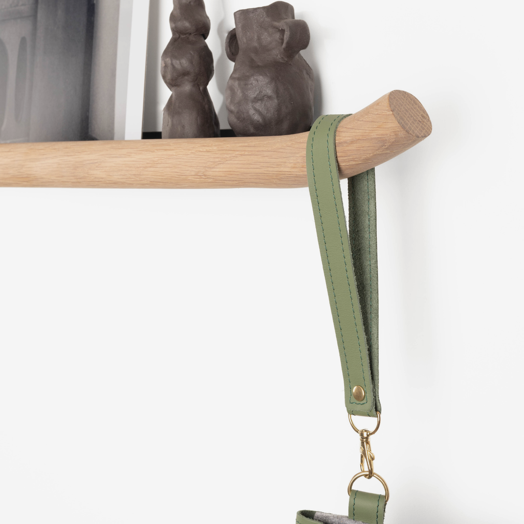 Noodle Lip Shelf Uptick - Solid Oak