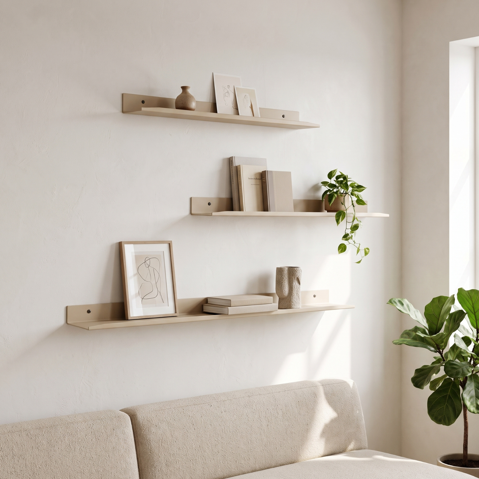 The Minimalist Shelf Combo - Sand