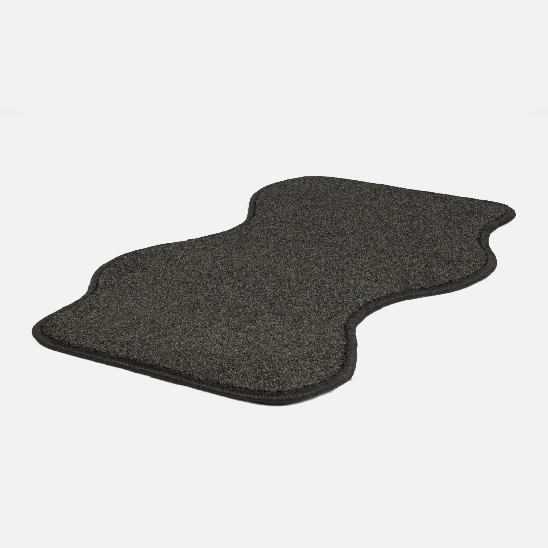 Curvy Mini Rug - Black & Black