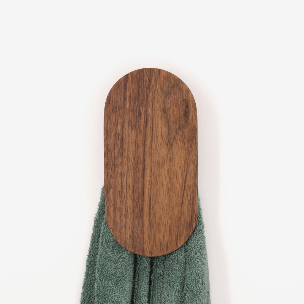 'Oh Hey' Wall Hooks - Solid Walnut