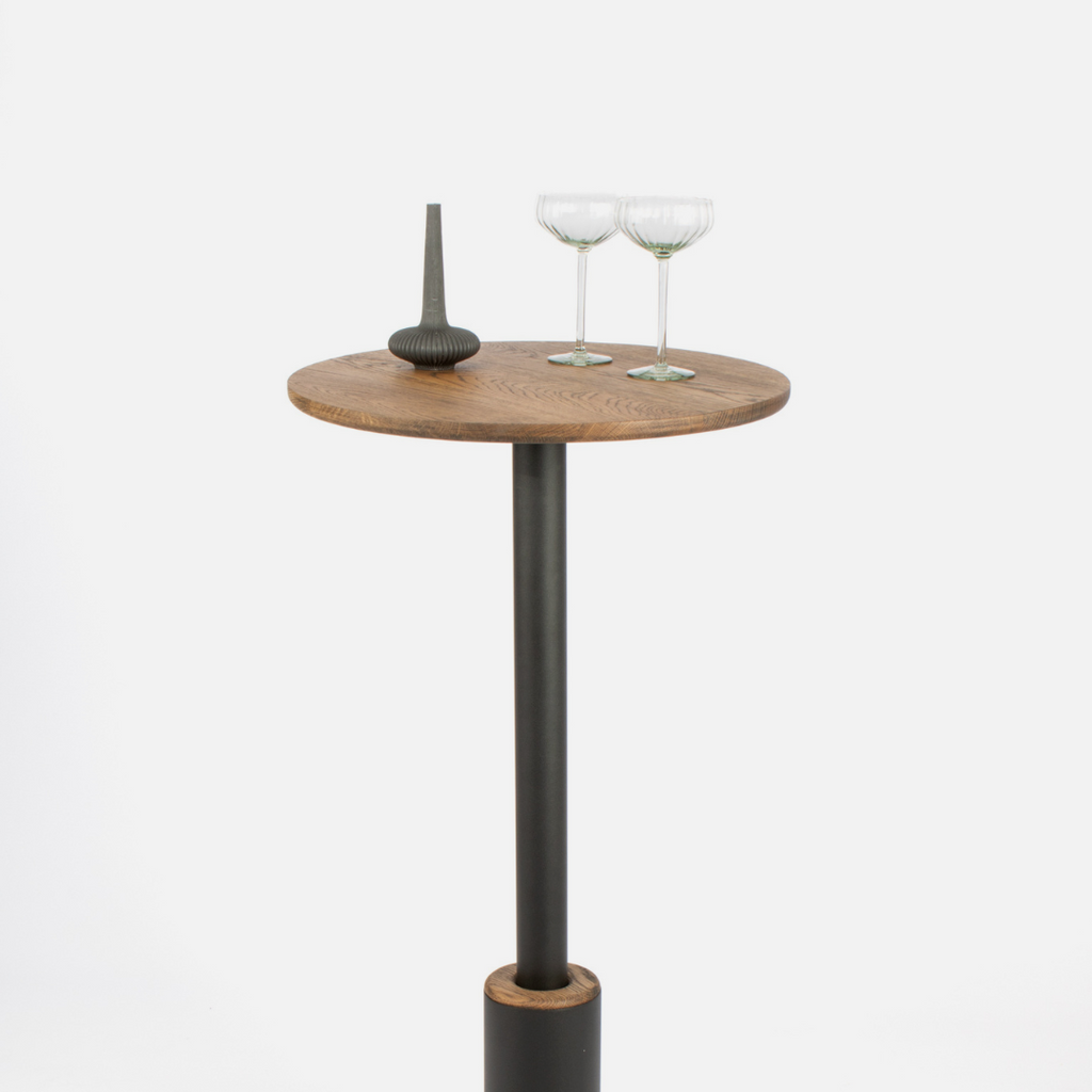 Norman Cocktail Table - Black / Dark Oak