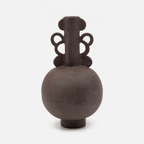 Trio Totem Vase - Black