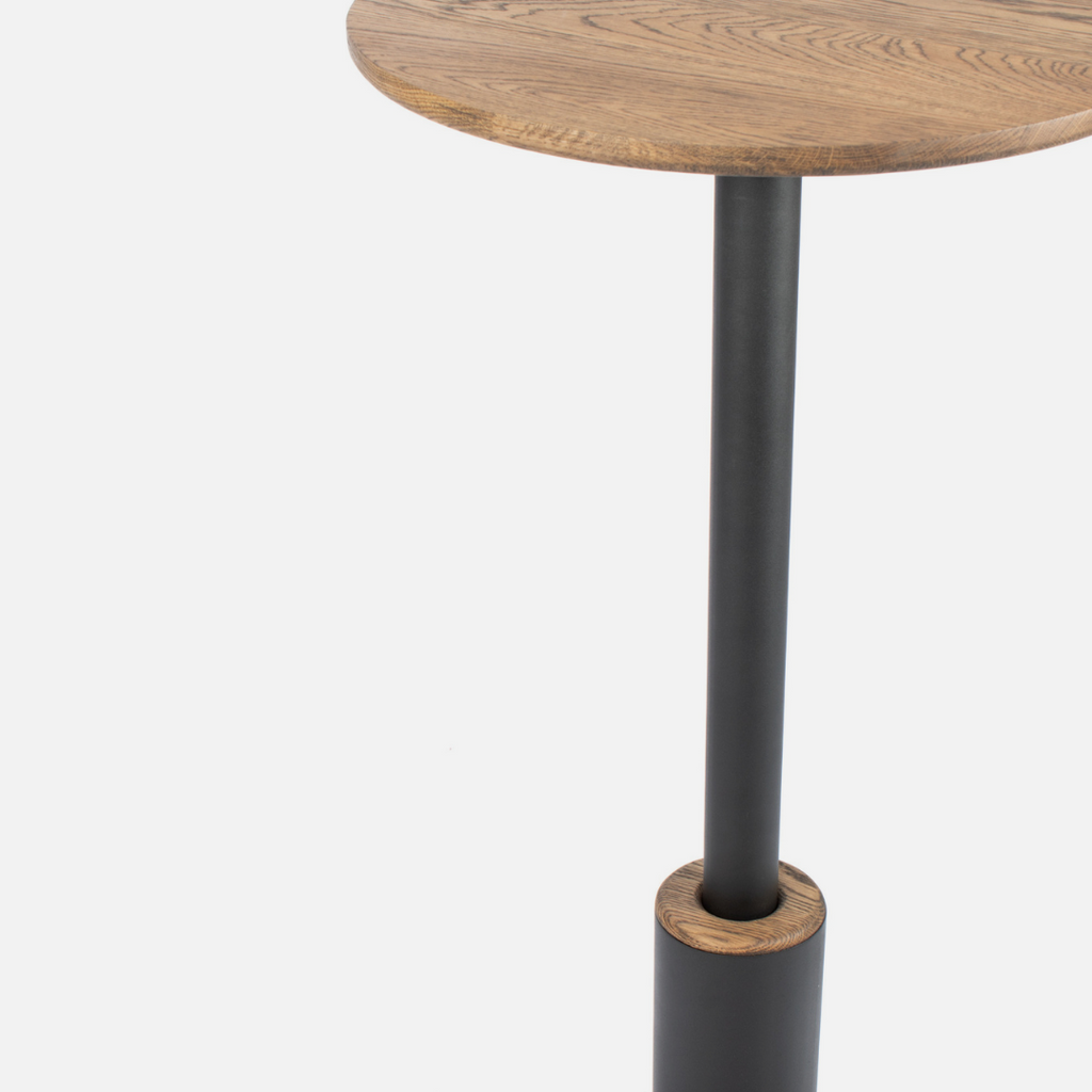 Norman Cocktail Table - Black / Dark Oak