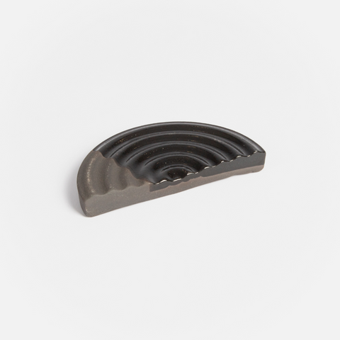 Half Moon Soap Dish - Black