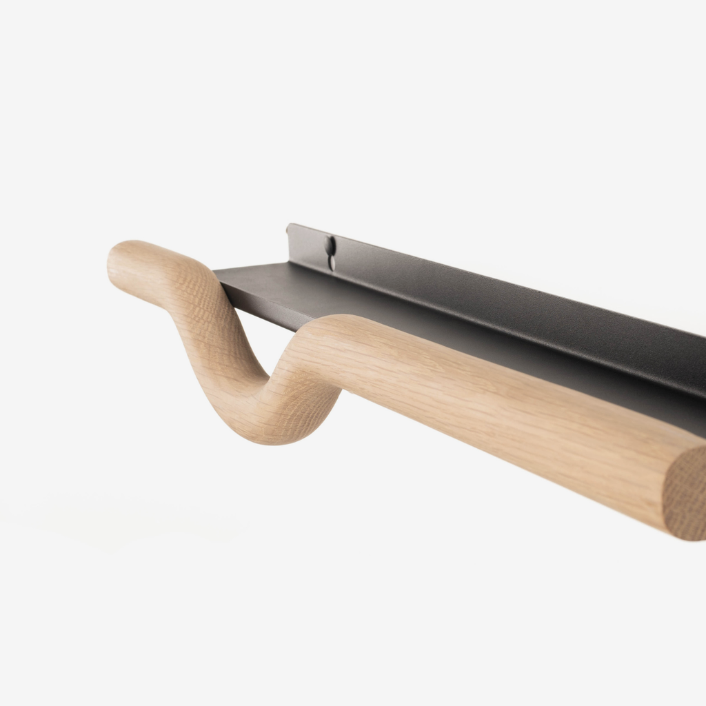 Noodle Lip Shelf Lazy - Solid Oak