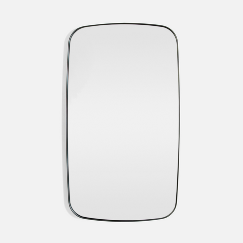 Deep Frame Soft Edge Mirror - Flared Design