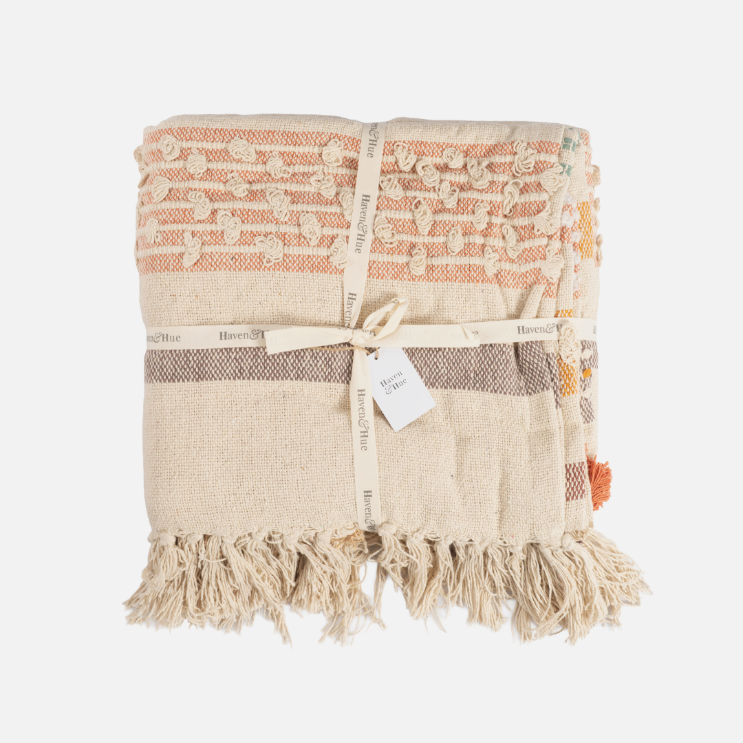 Cotton Throw - Autumn Sun