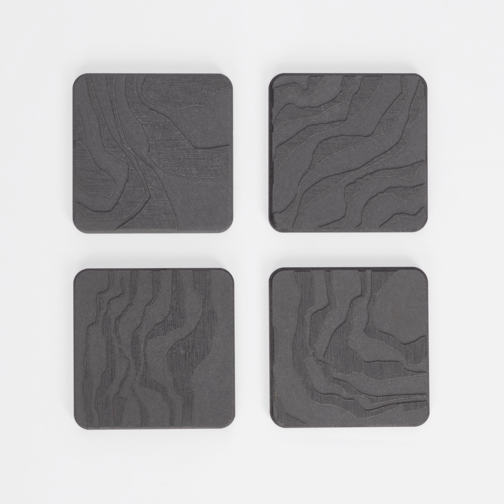 Iconomy x Hydro Hold - ErodeDiatomite Square Coasters Set