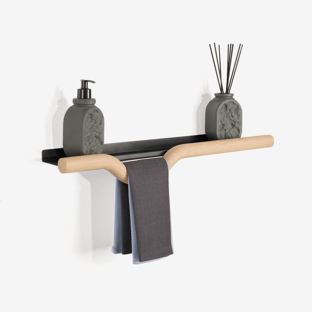 Noodle Lip Shelf Lazy - Solid Oak