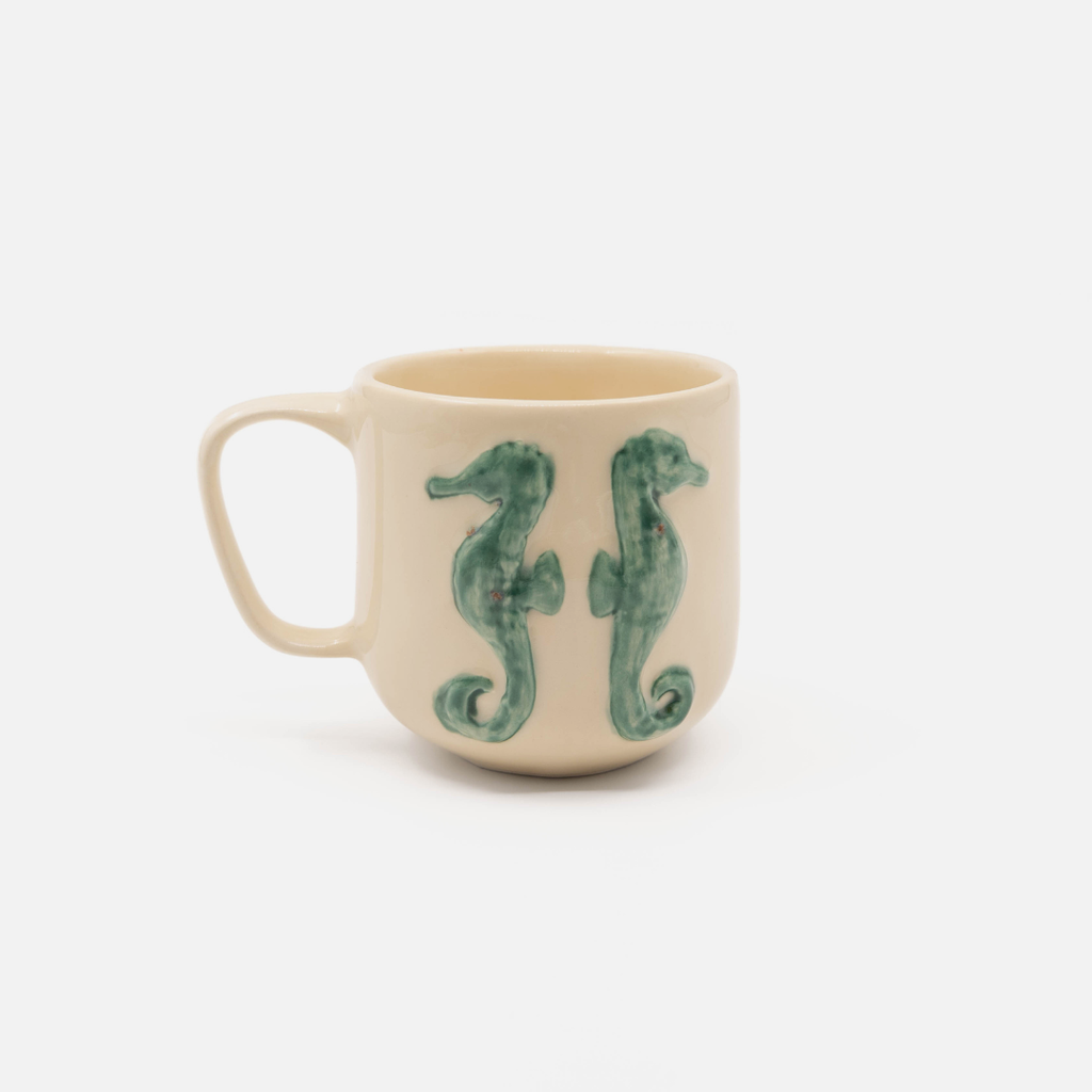 Sea Horse Mug - Crystal Jade