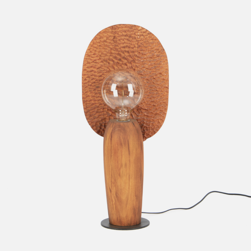 Nambiti Chisel Lamp - Cognac