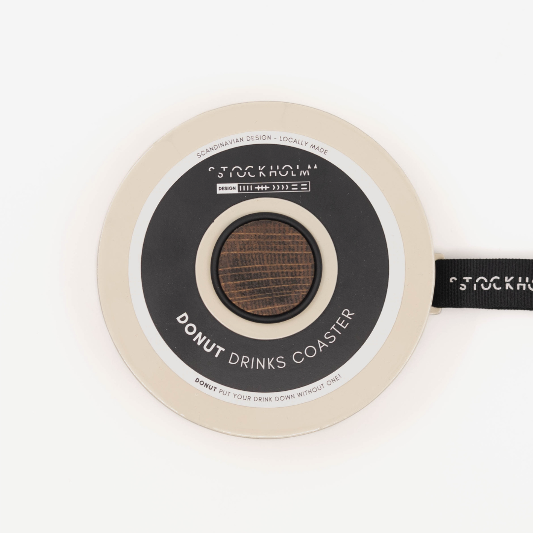 Stockholm Donut Coaster Set - Cream