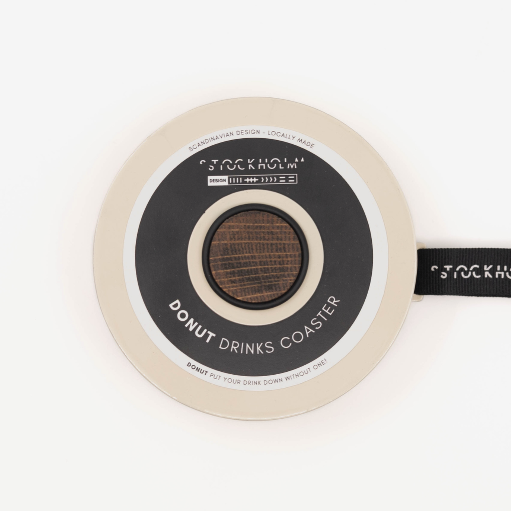 Stockholm Donut Coaster Set - Cream