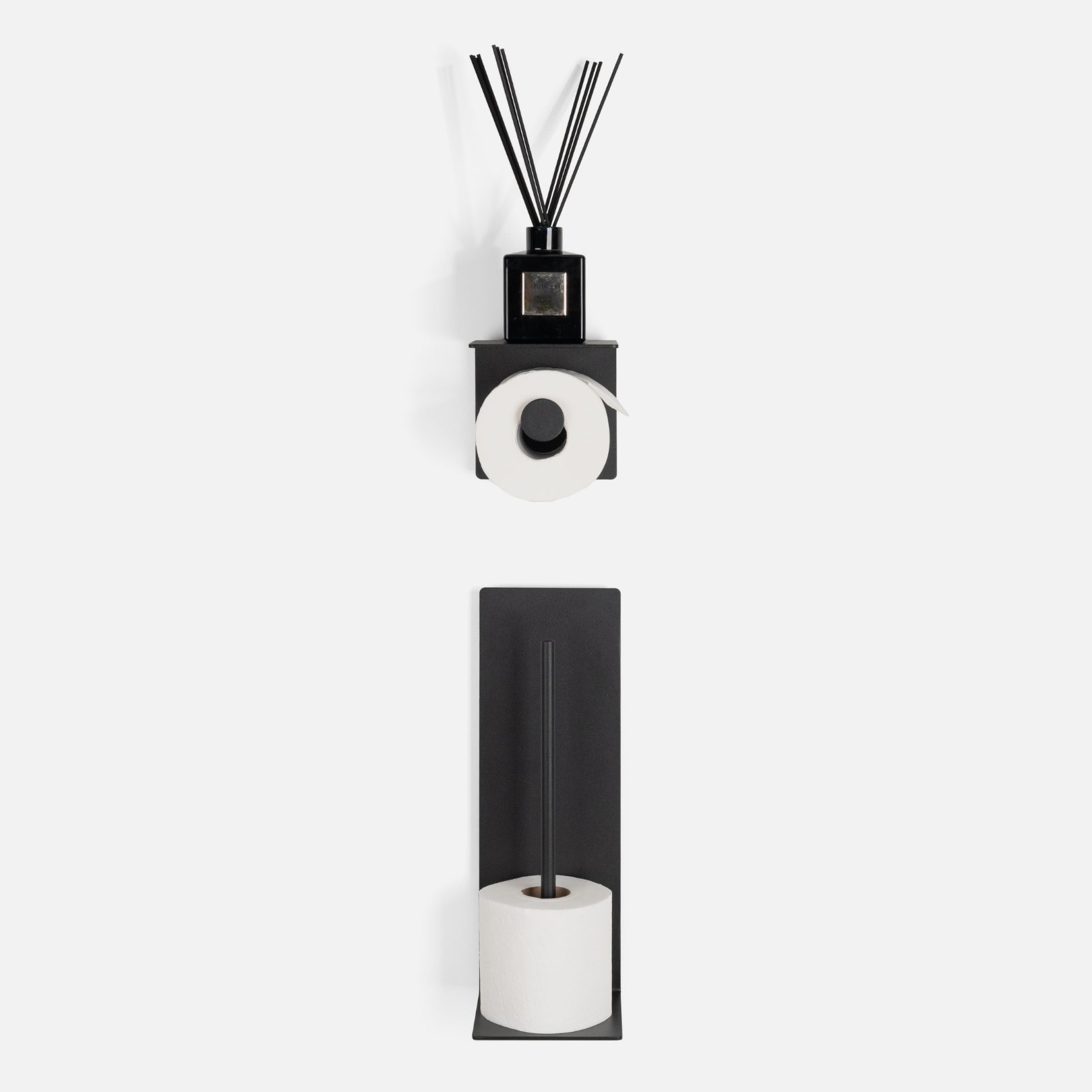 Norr Toilet Roll Holder Set - Black