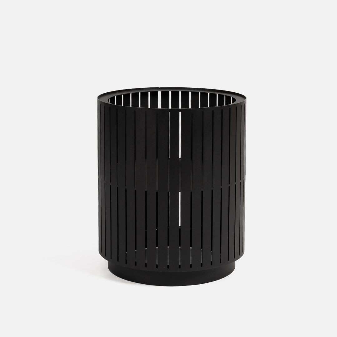 Reeded Floor Planter - Round