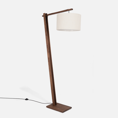 Tetsu Floor Lamp - Walnut / Oatmeal