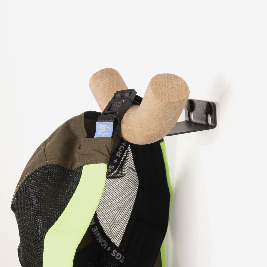 Noodle Wall Hook - Solid Oak