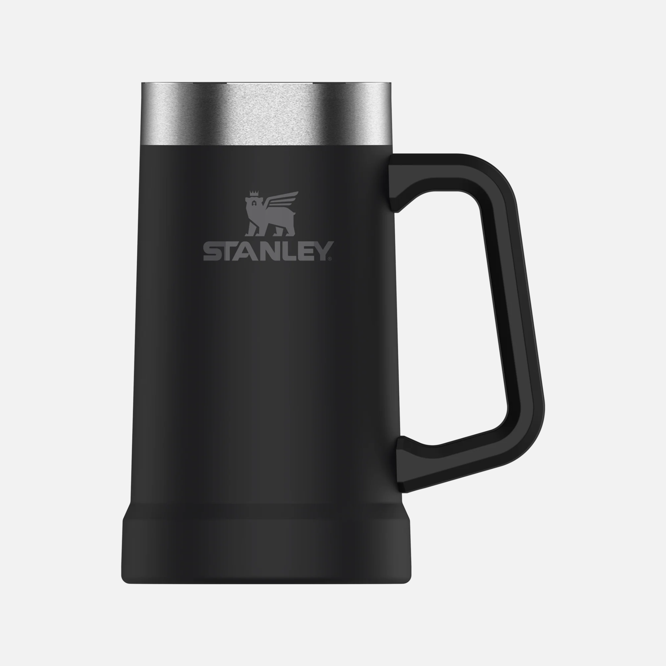 The Big Grip Beer Stein 700ml - Matte Black Pebble