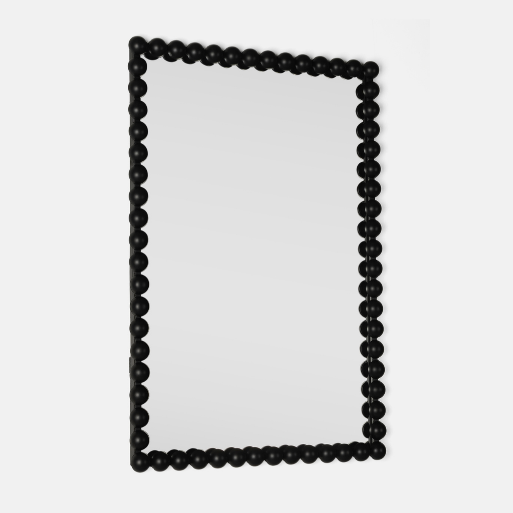 The Beaded Mirror - Black
