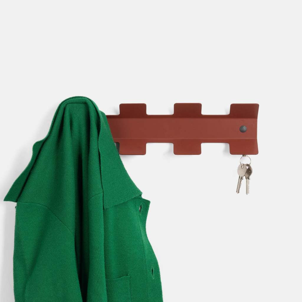 BlockHaus Wall Hooks  - Oxy Red