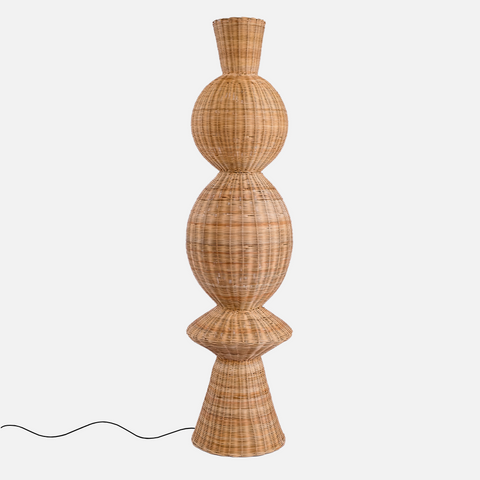 Rattan Lampshade - Terraced Sphere