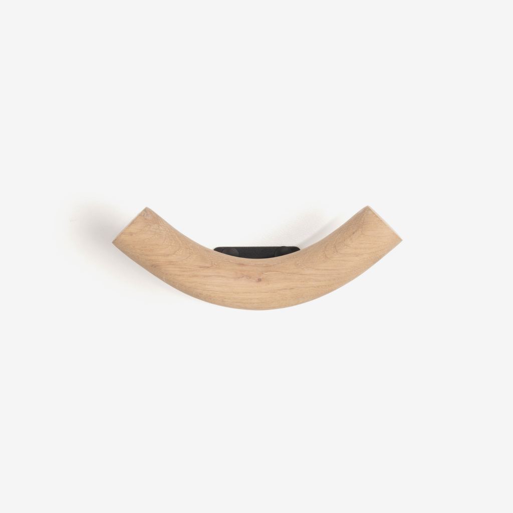 Noodle Wall Hook - Solid Oak