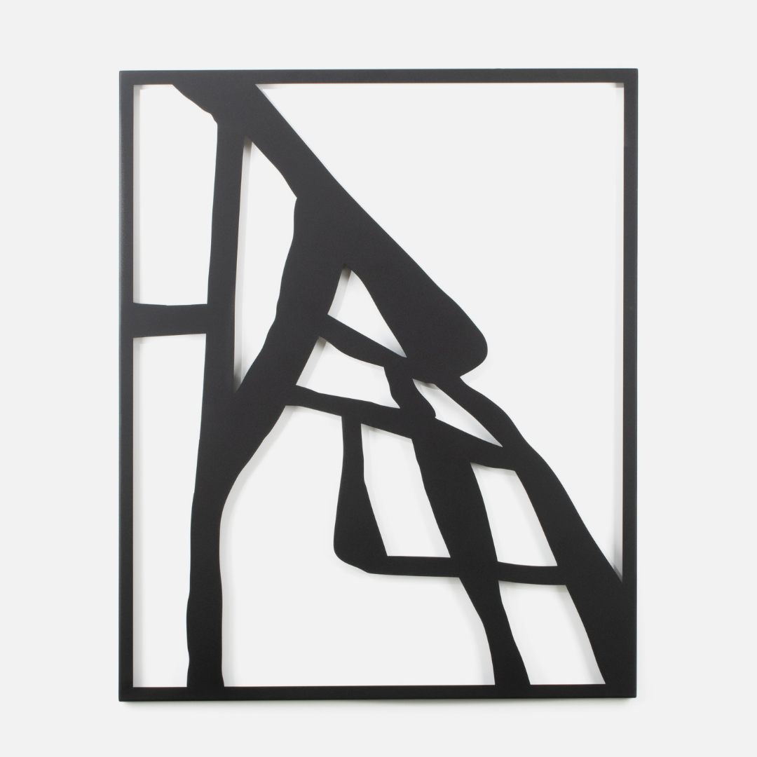 Steel Wall Art - Blurred Lines (Set of two)