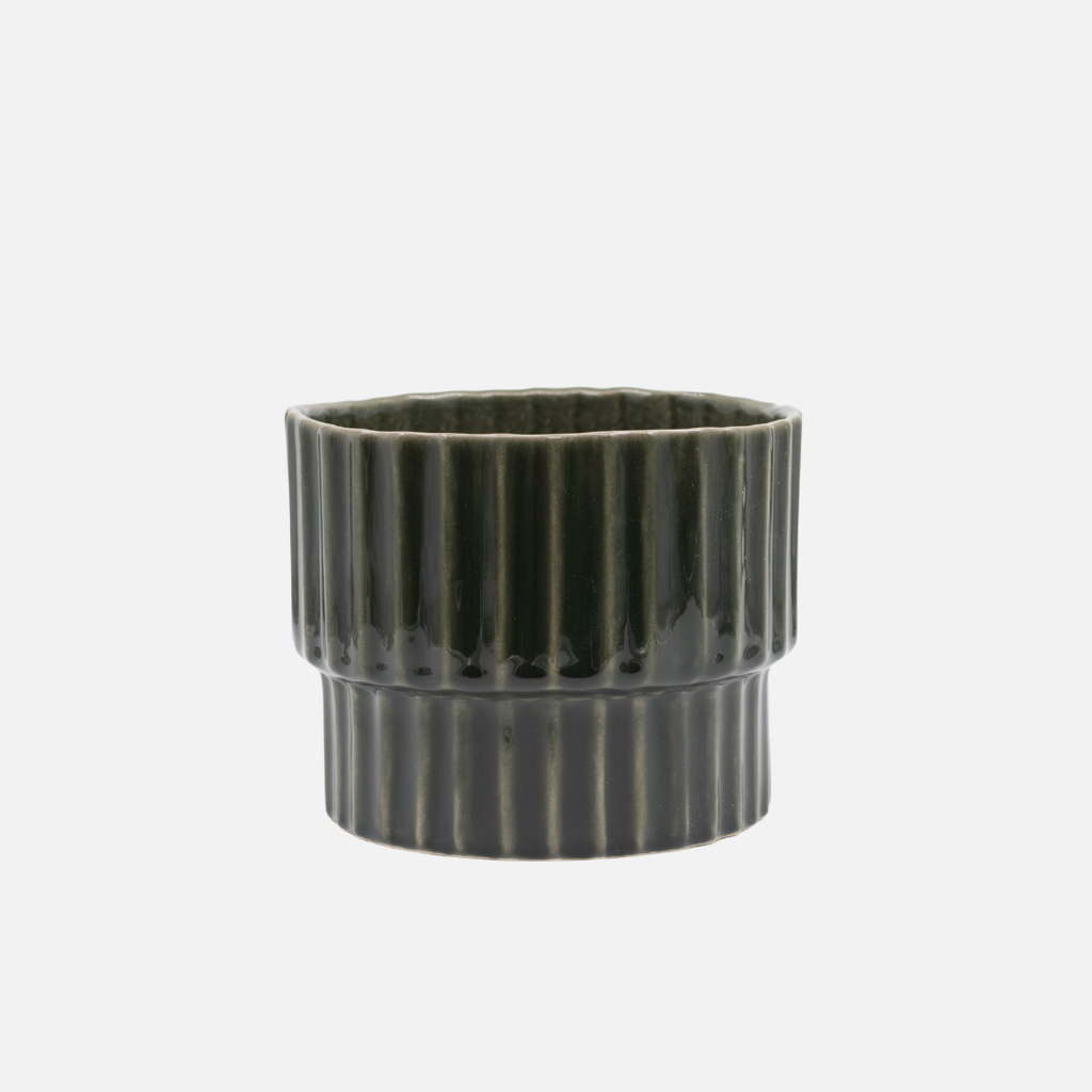 Cog Planter - Winter Green