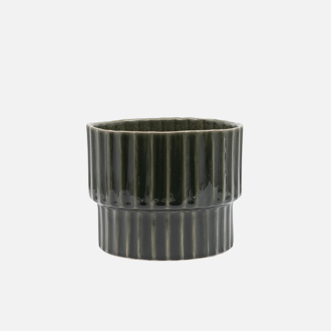 Cog Planter - Winter Green