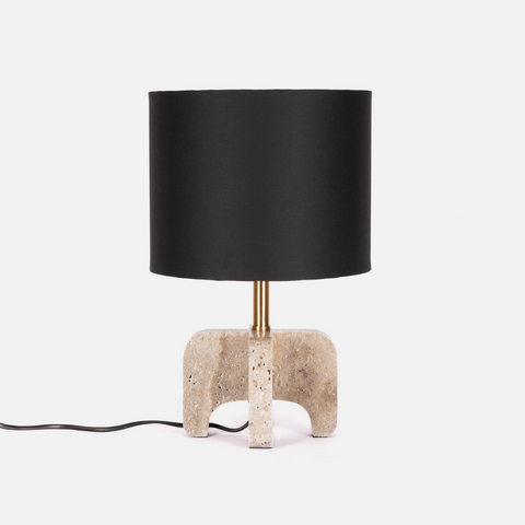 Marble Table Lamp - Beige