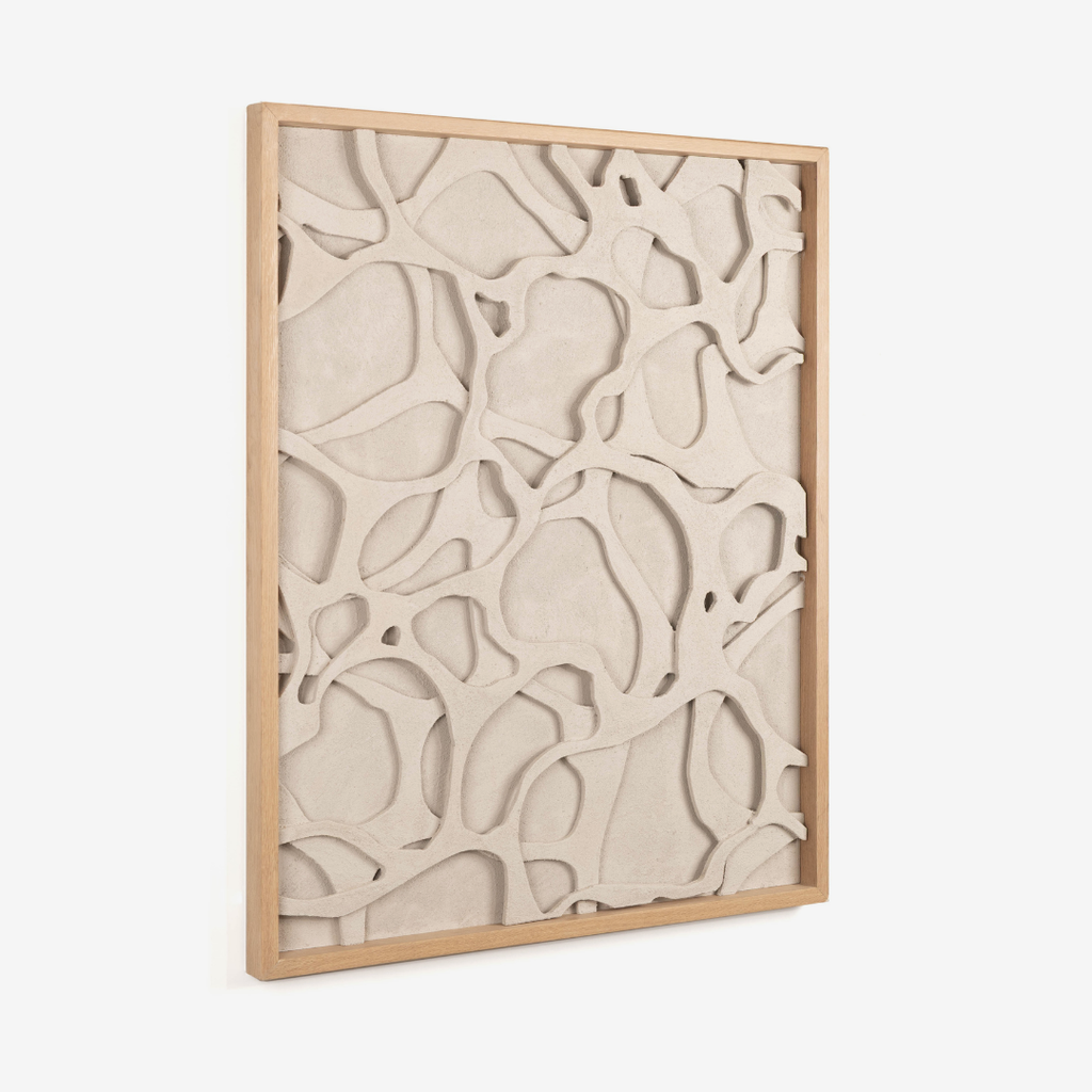 Cascade Textured Wall Art - Sand Stone