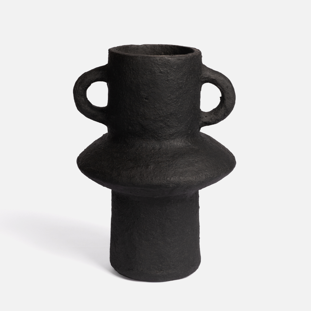 Ngonini Vase - Charcoal