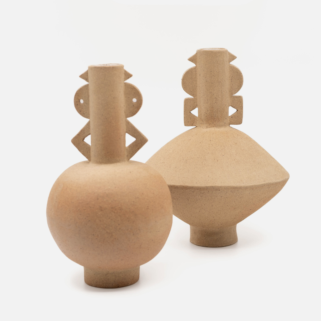 Desert Totem Vase - Natural