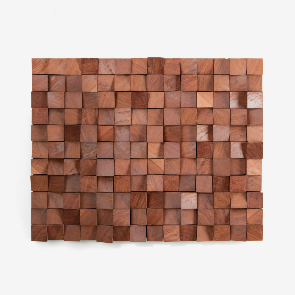 Blocks Wall Art - Kiaat