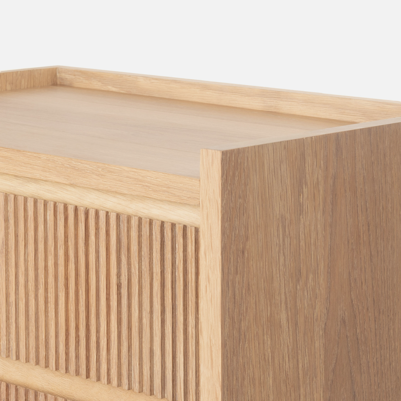 The Monolith Floating Bedside - Light Oak