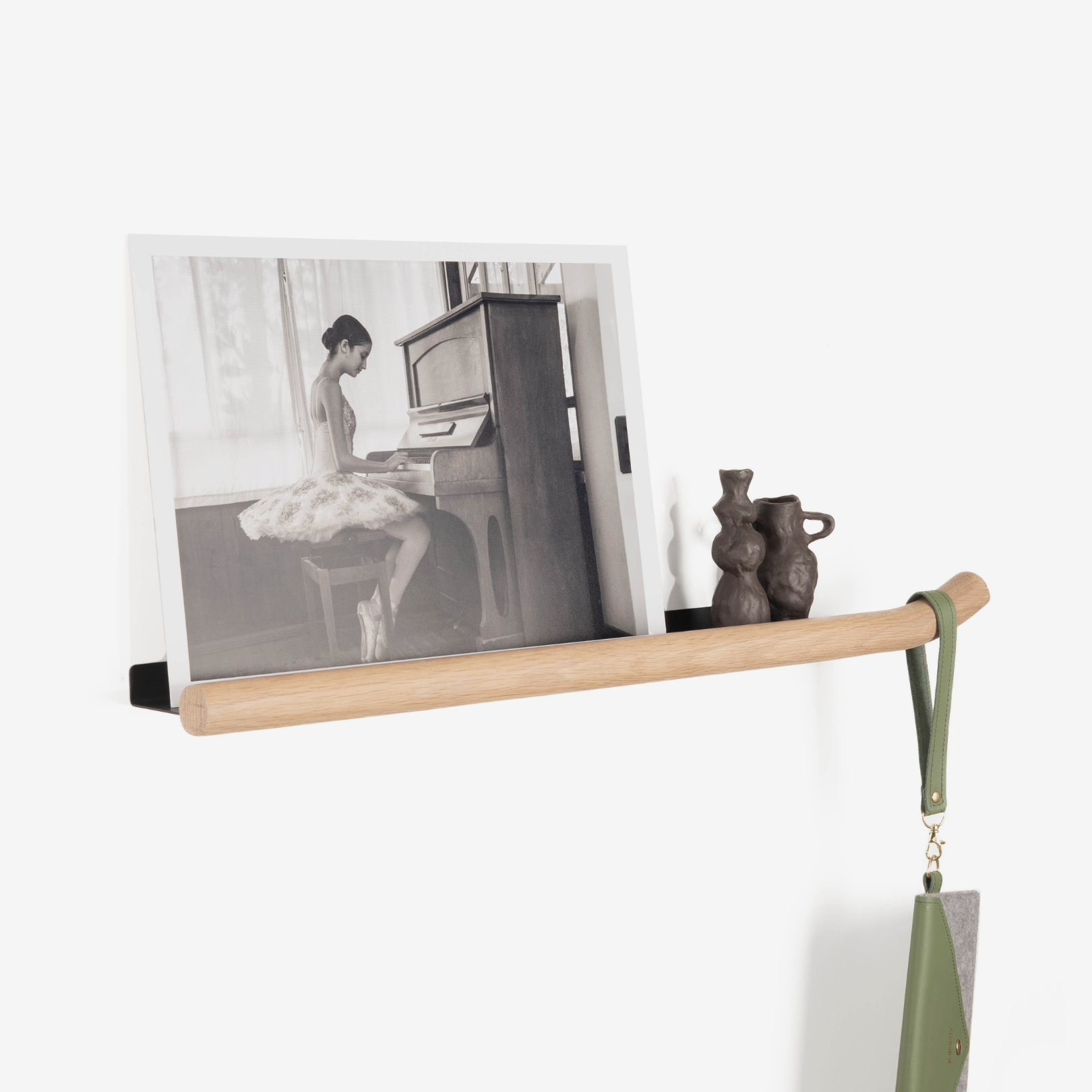 Noodle Lip Shelf Uptick - Solid Oak