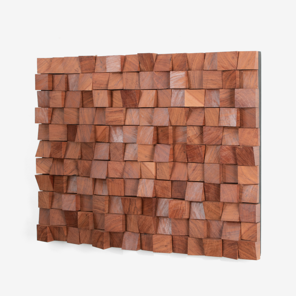 Blocks Wall Art - Kiaat