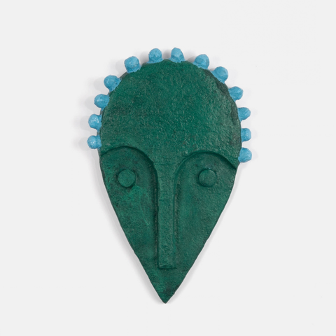 African Mask - Twana | Green