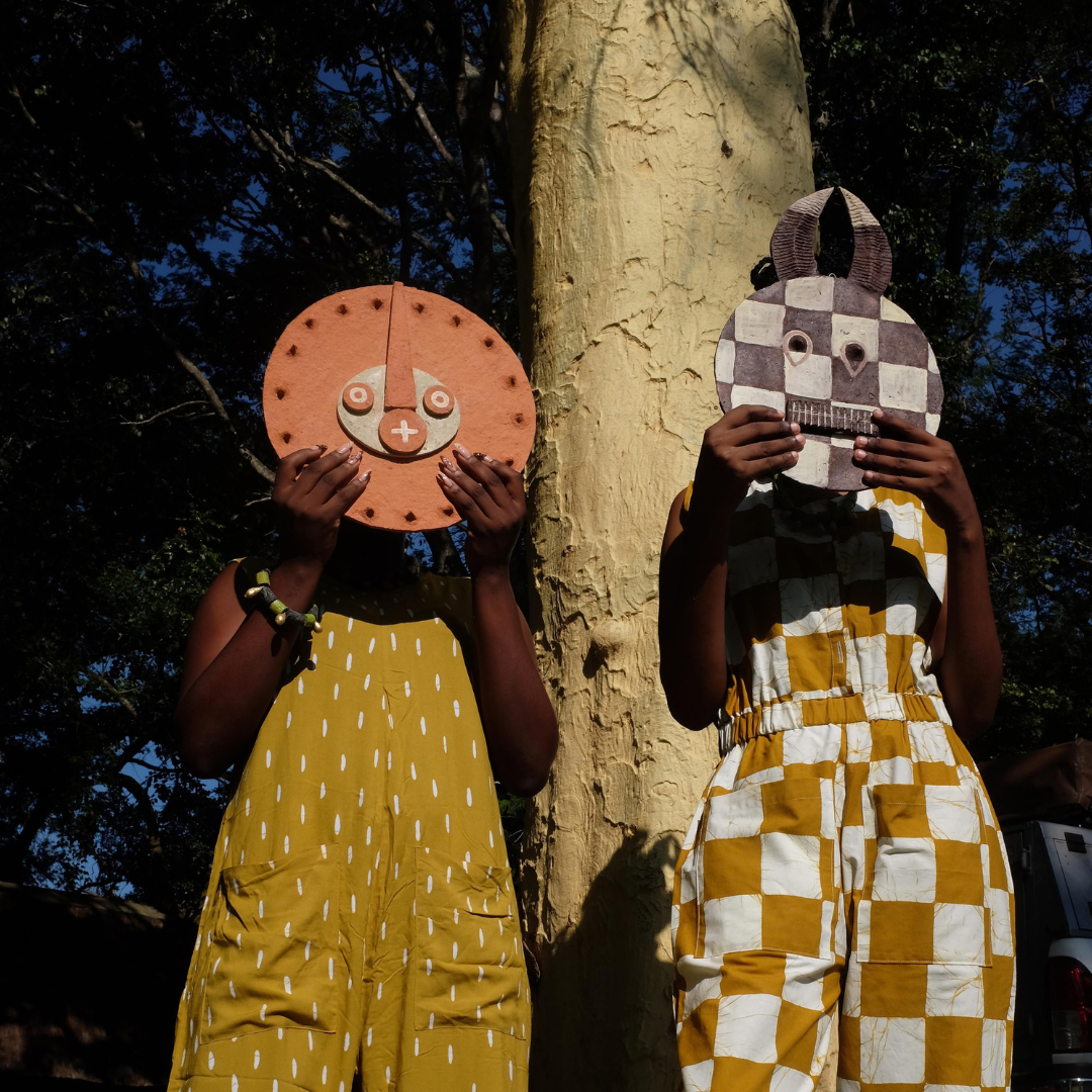 African Mask - Sun | Clay & Stone