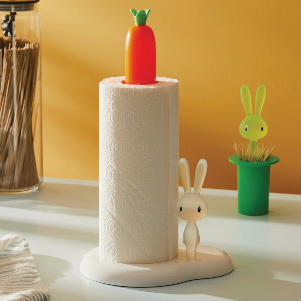 Alessi Bunny & Carrot Paper Towel Holder