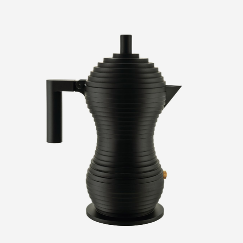 Pulcina Coffee Maker 6 Cups - Black