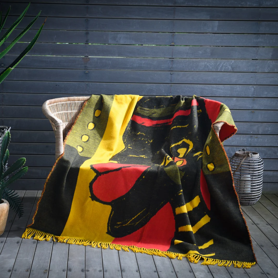 Isibusiso Sabaphansi Throw - Yellow & Red