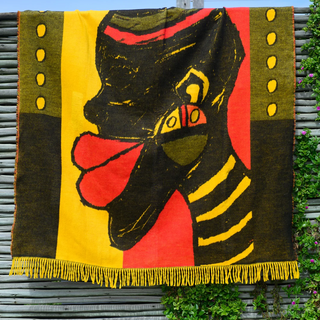 Isibusiso Sabaphansi Throw - Yellow & Red
