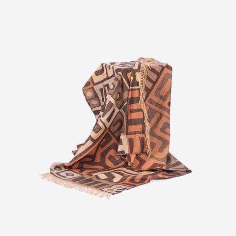 Kuba Multi Throw - Cinnabar & Clay
