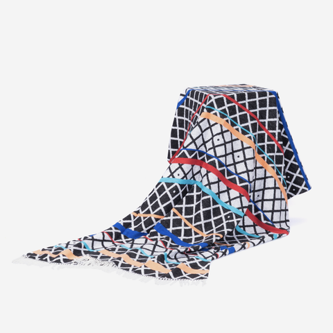 Xhosa Ithumbu Throw - Black & Natural