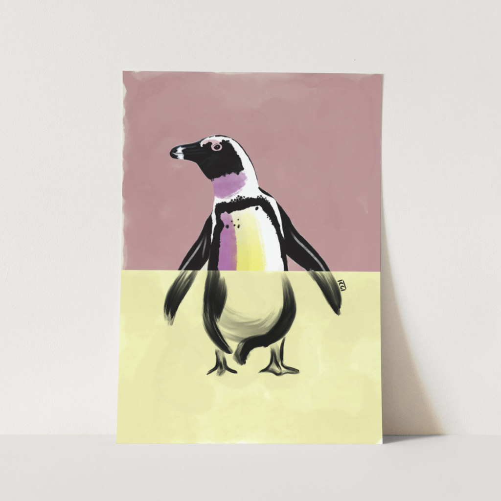 Art Poster A3 - Penguin Pop