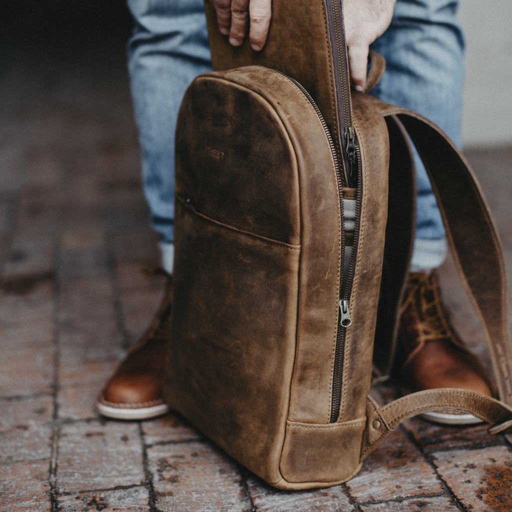 Aviator Backpack - Bourbon