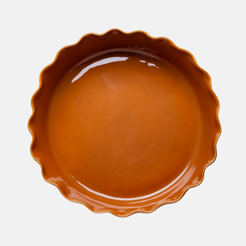 Bella Scallop Bowl - Toffee