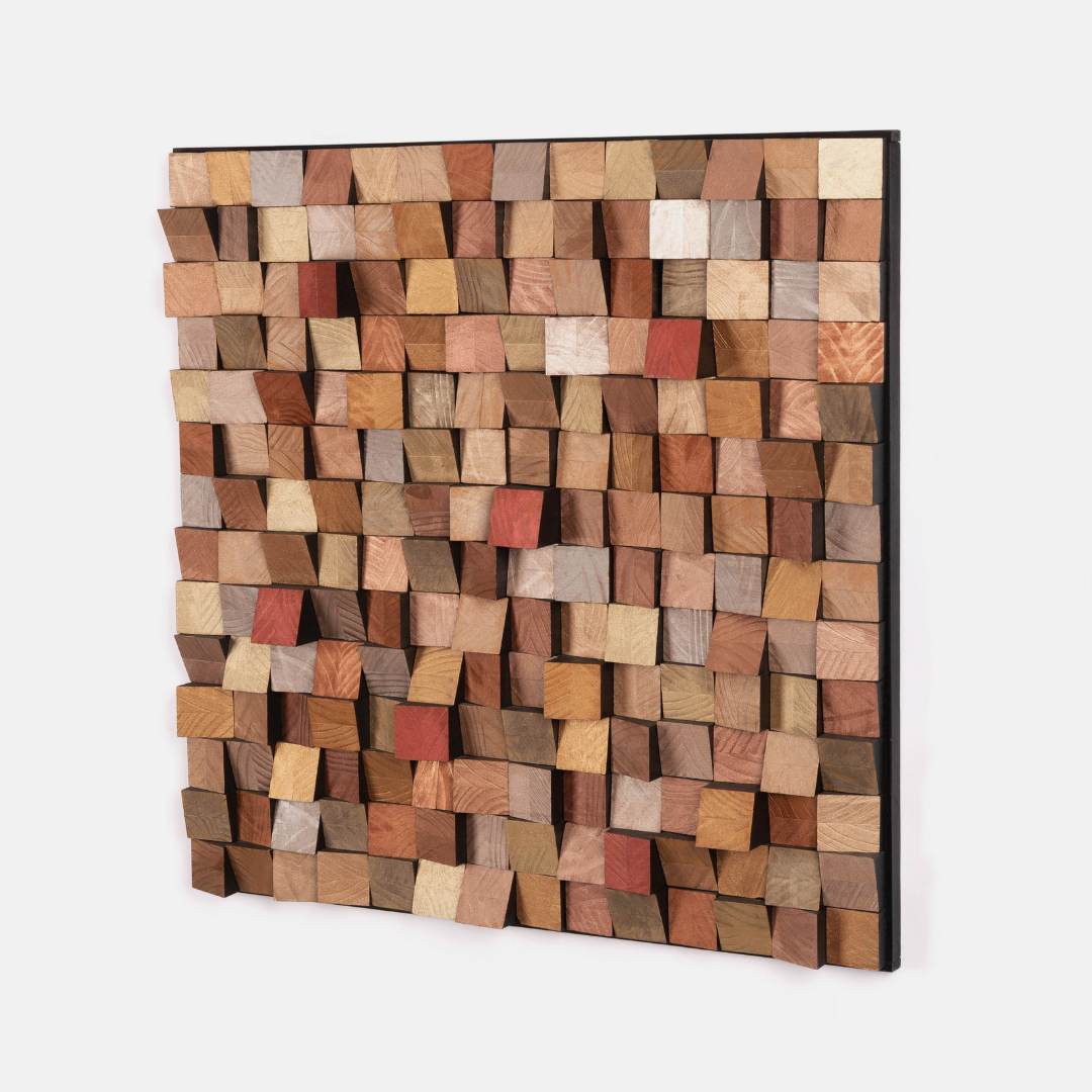 Blocks Wall Art - Liquid Metal