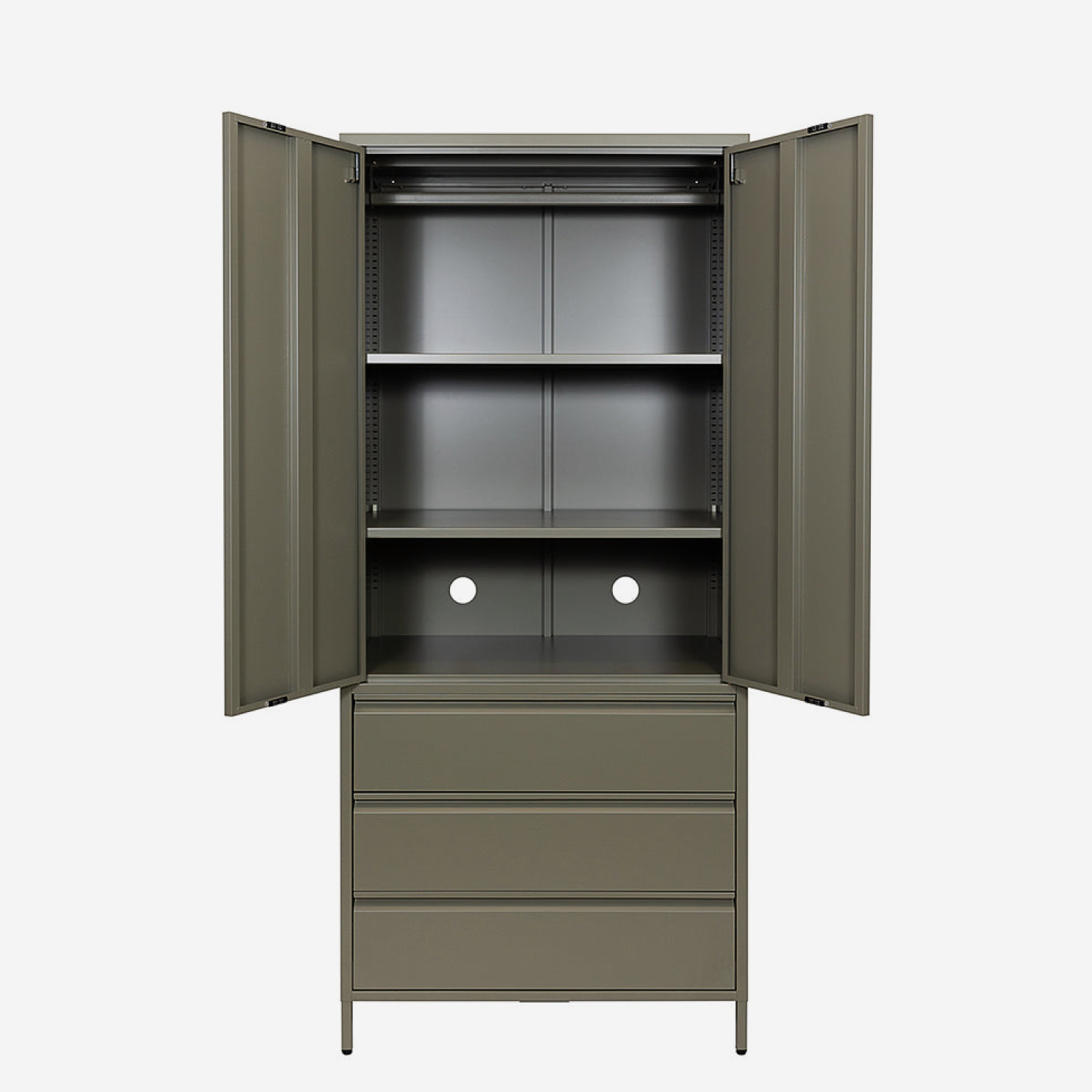 Popstrukt Bon Bon Double Locker - Moss Grey